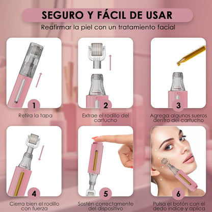 Derma Roller con Depósito y Ácido Hialurónico
