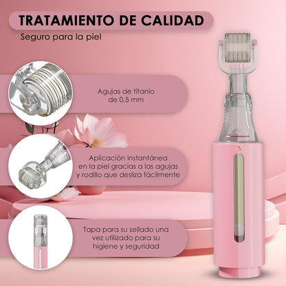 Derma Roller con Depósito y Ácido Hialurónico