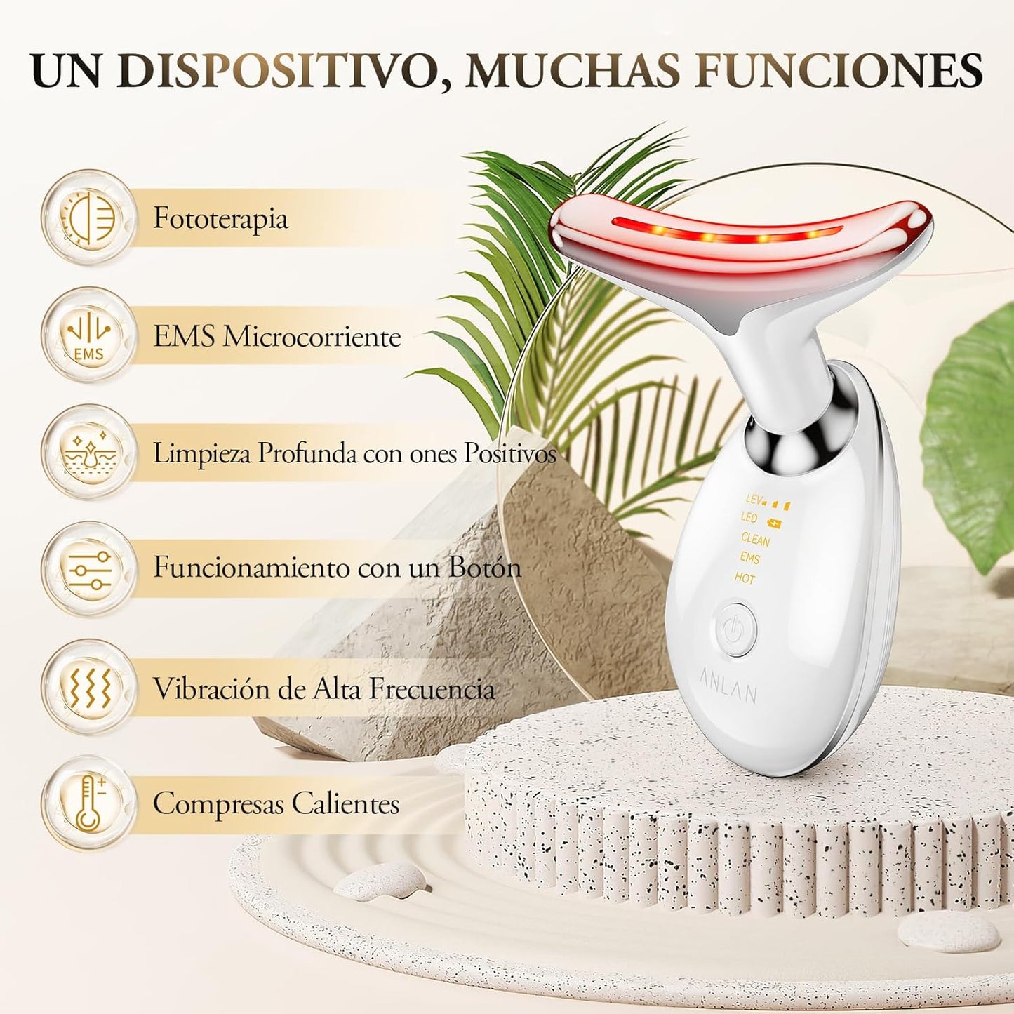 Blassier™ GlowSculpt LED Masajeador Facial Profesional