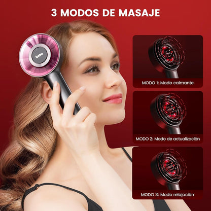 Blassier™ Breo Scalp3 - Cepillo profesional para masaje de cabello con calor