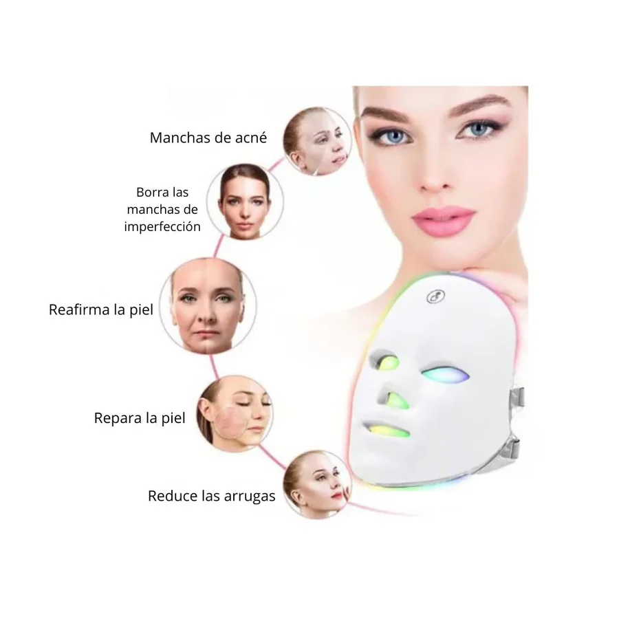 Máscara de Luz LED Facial