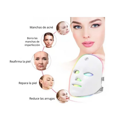 Máscara de Luz LED Facial